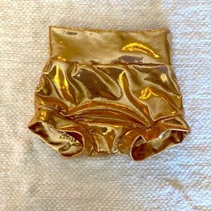 Gold Lame Bummies Bloomer
